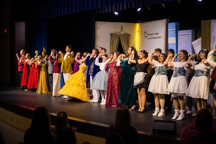 Centennial High students perform onstage